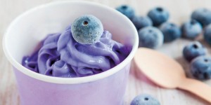 Crema viola al mirtillo