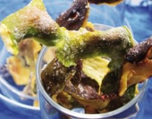 Snack di bucce di fichi