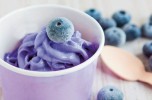 Crema viola al mirtillo