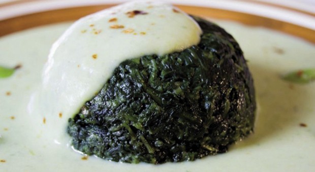 Sformati di cicoria con crema di fave