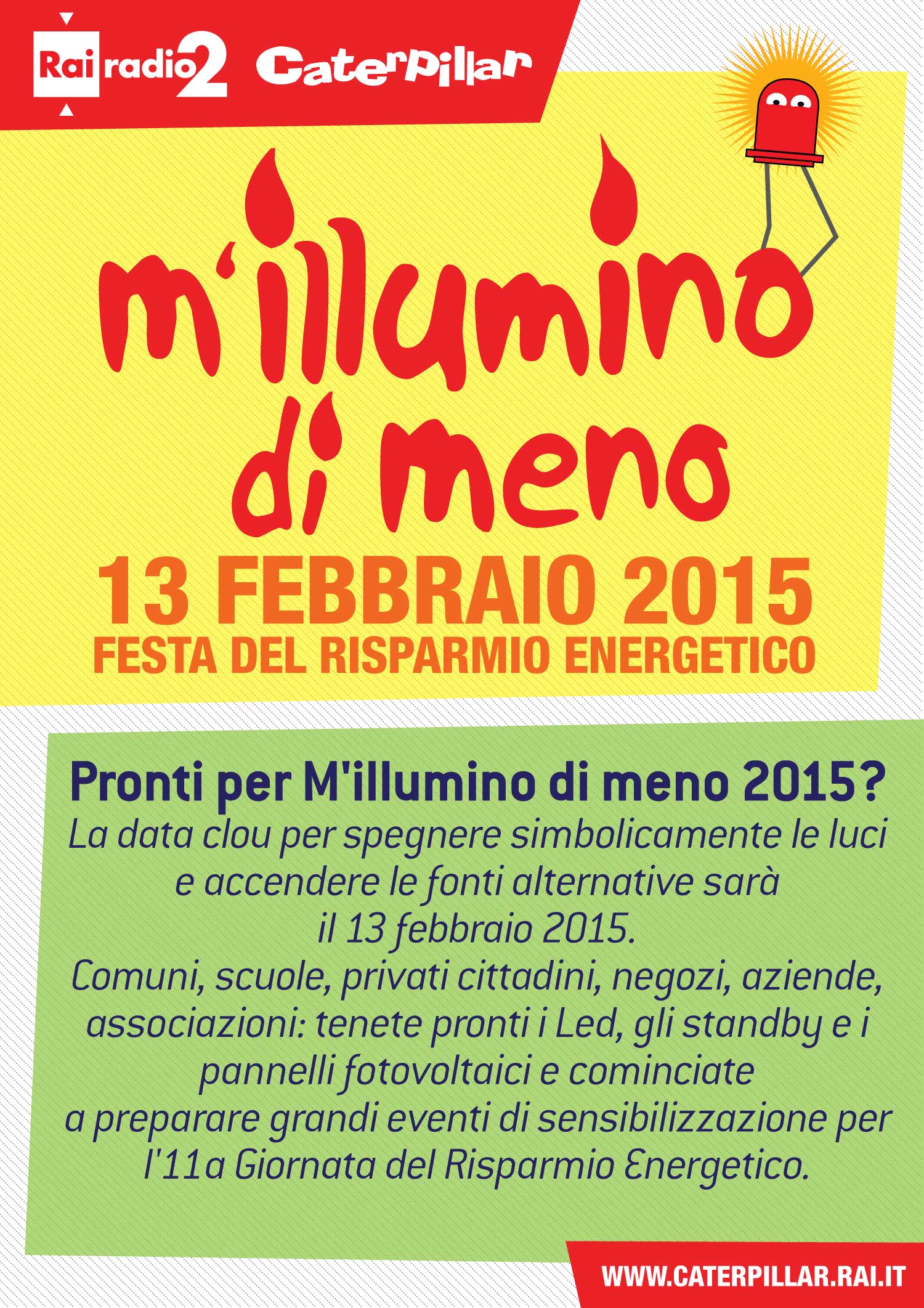M'illumino di meno - 11° edizione M'illumino di meno - 11° edizione