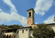 Posizione nido del Gheppio ad Astino