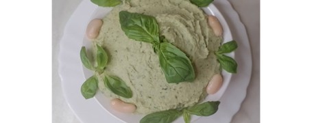 Hummus di cannellini al basilico